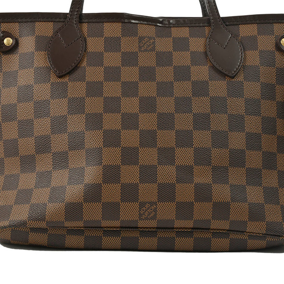 LOUIS VUITTON Brown Damier Neverfull PM Tote Bag - Picture 3 of 10